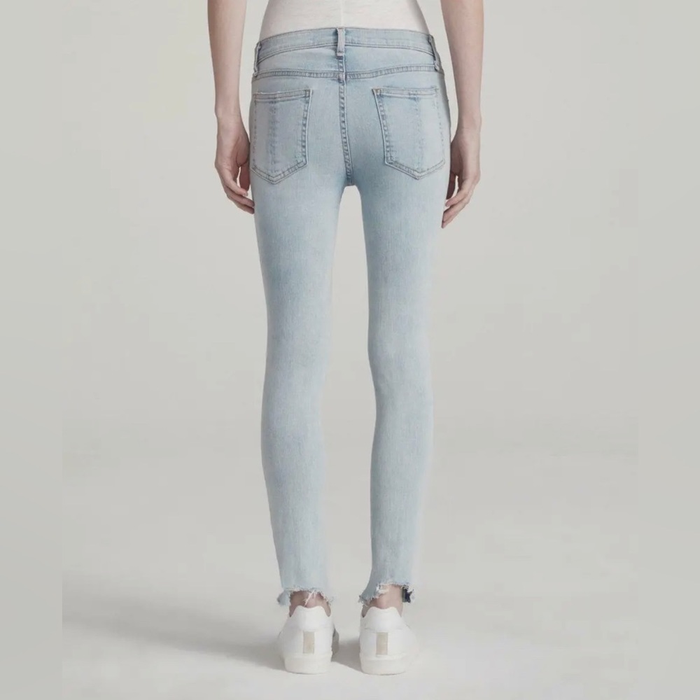 Rag & Bone Mid-Rise Ankle Distressed Skinny Jeans | Size 25, 26 - Picture 3 of 4